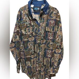 LONEROO Vintage men’s size XL button‎ down